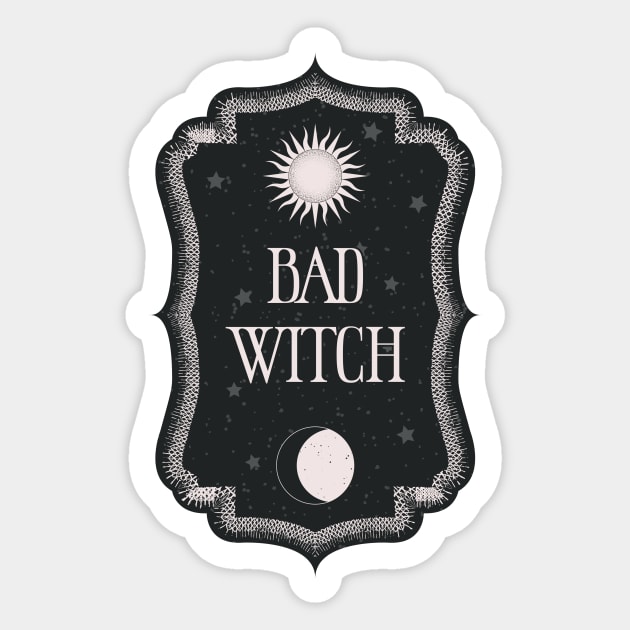 bad witch Sticker by Evart Cretions